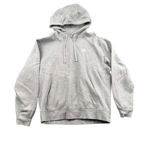 Nike Gray Hoodie Pullover Sweatshirt Men's Size Small Logo 422